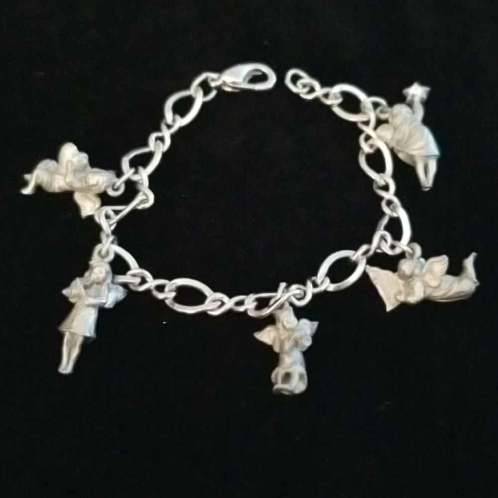 Silver-Toned Fairy Bracelet